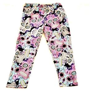 Cropped Skull Leggings